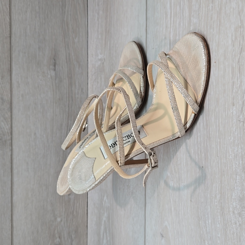 Jimmy Choo London Women Sandals Heels sz 36.5/6.5